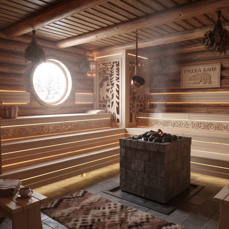 russisan ever green dry sauna