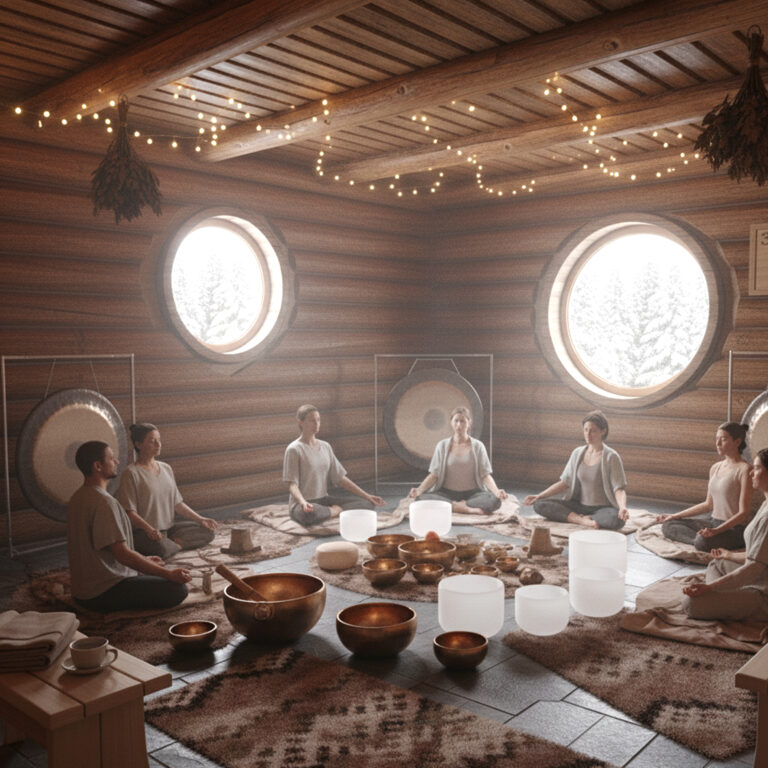 sound healing meditation room