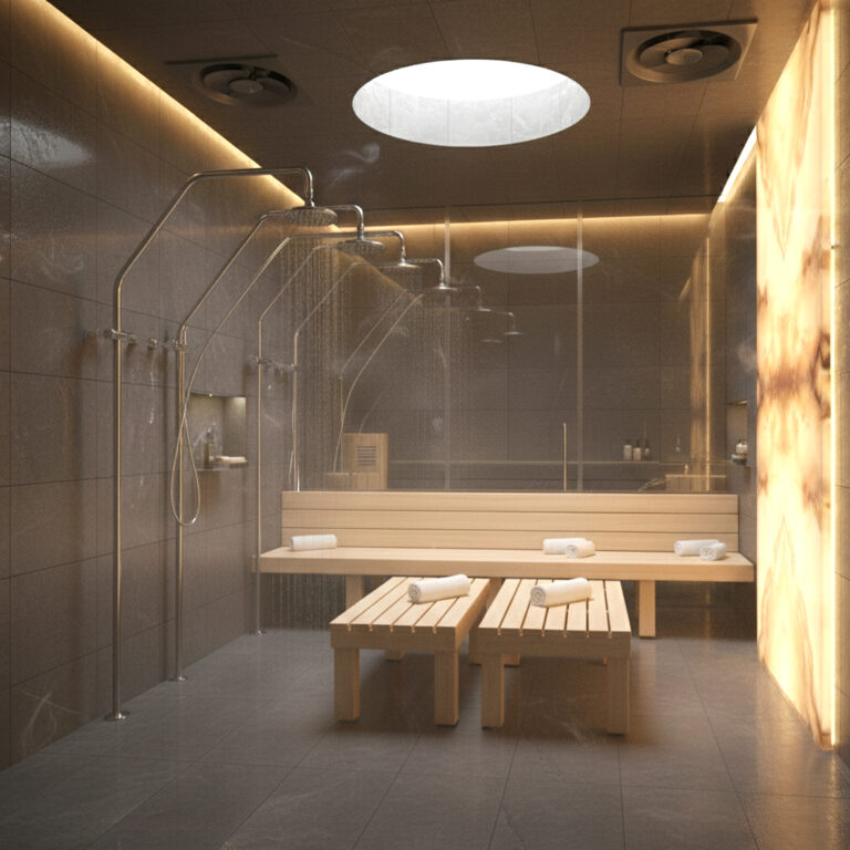 steam room & vichy showers